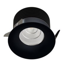 LED2 - LED Įleidžiamas akcentinis šviestuvas SPOT LED/9W/230V black IP44