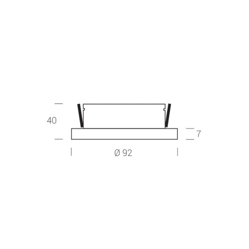 LED2 - LED Įleidžiamas akcentinis šviestuvas STATIC LED/7W/230V IP44