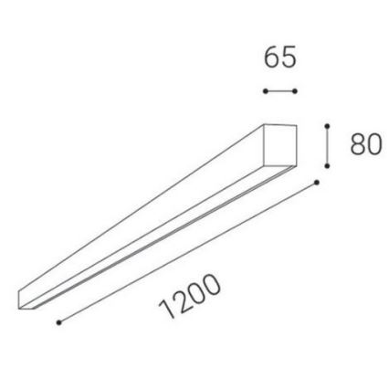 LED2 - LED Įleidžiamas lubų šviestuvas LINO LED/30W/230V 3000/3500/4000 baltas