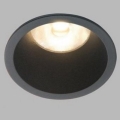 LED2 - LED Įleidžiamas vonios šviestuvas RAY LED/10W/230V juodas IP44
