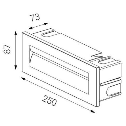 LED2 - LED Lauko įleidžiamas šviestuvas STEP IN LED/8,5W/230V IP65