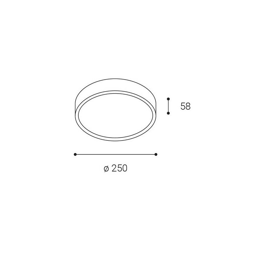 LED2 - LED Lauko lubinis šviestuvas MIRA LED/18W/230V IP65 juodas