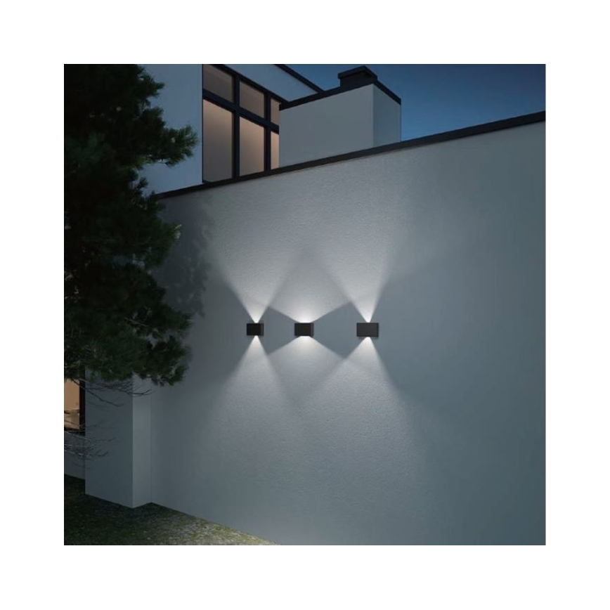 LED2 - LED Lauko sieninis šviestuvas BLADE 2xLED/12W/230V IP54