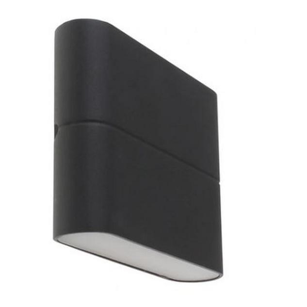 LED2 - LED Lauko sieninis šviestuvas FLAT 2xLED/3W/230V antracitas IP54