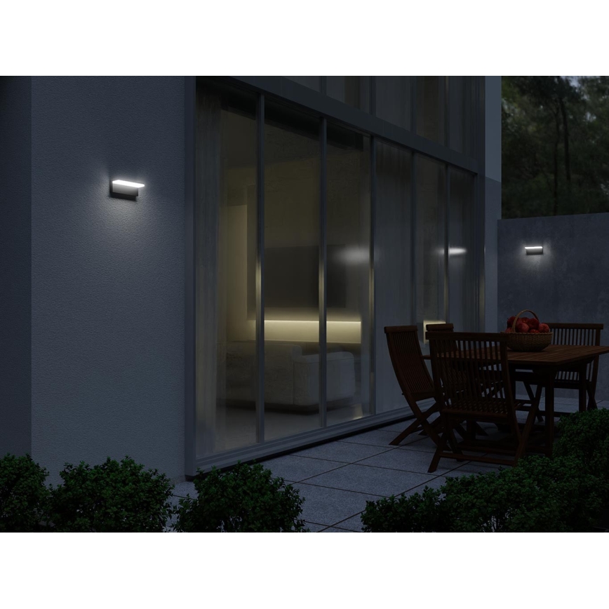 LED2 - LED Lauko sieninis šviestuvas HUGO LED/9W/230V IP54 3000K/4000K
