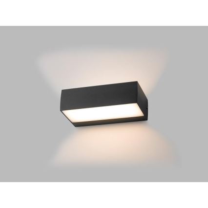 LED2 - LED Lauko sieninis šviestuvas KVADER LED/9W/230V IP54