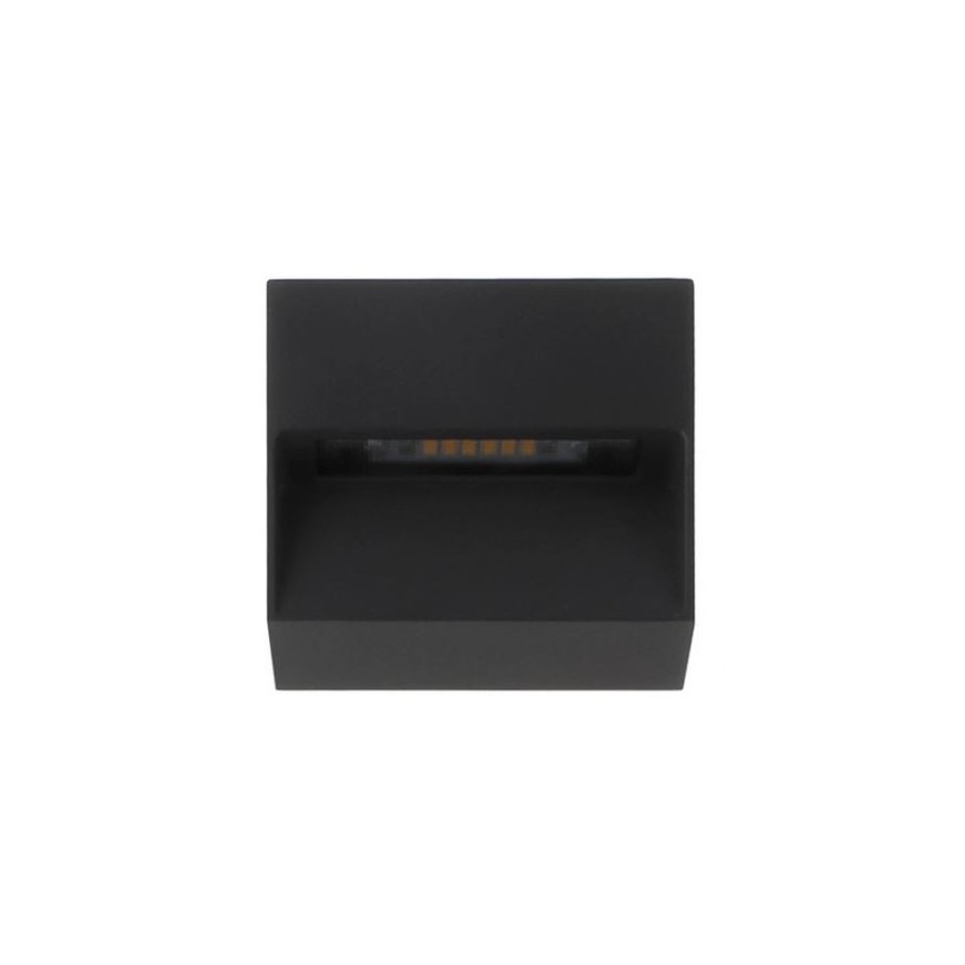 LED2 - LED Lauko sieninis šviestuvas STEP ON LED/3W/230V anthracite IP54