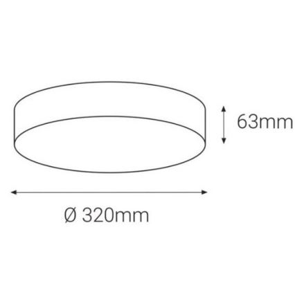 LED2 - LED Lauko lubinis šviestuvas su jutikliu DRUM LED/21W/230V IP65 3000K/4000K/6500K