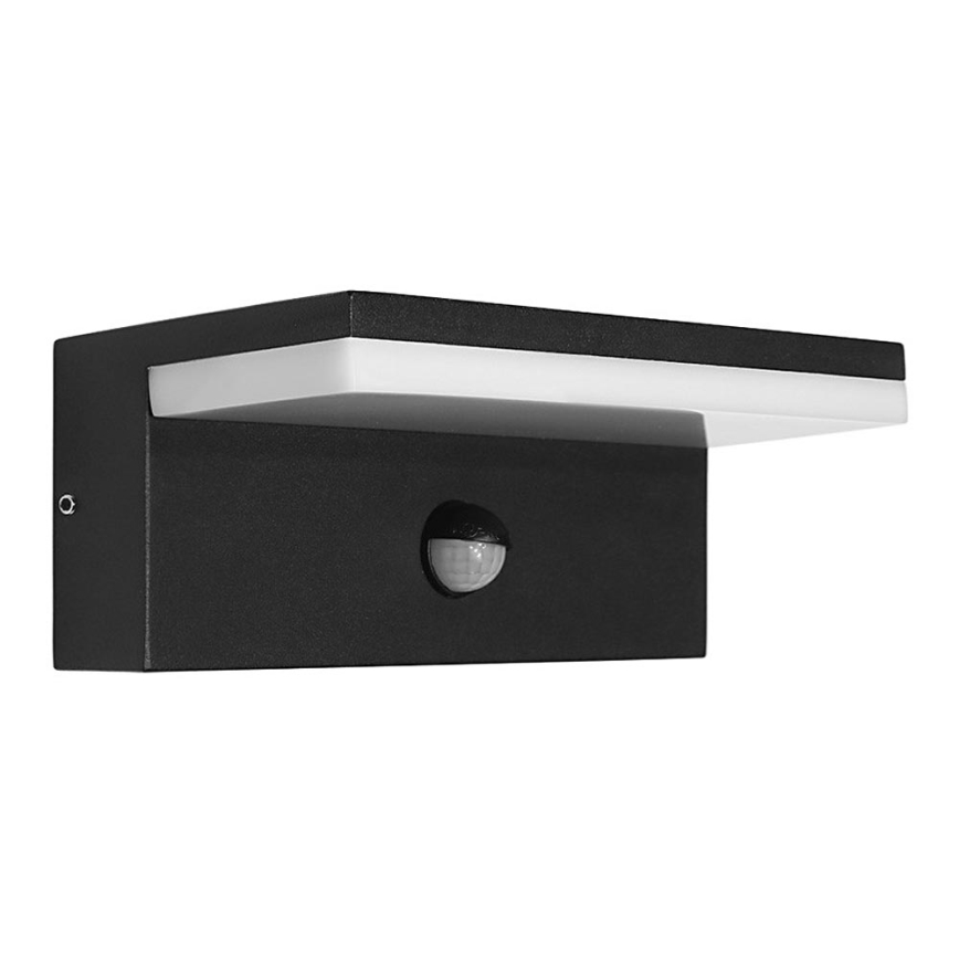 LED2 - LED Lauko šviestuvas su jutikliu HUGO LED/9W/230V IP54 3000K/4000K