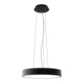 LED2 - LED liustra ant laido MONO SLIM LED/30W/230V 3000K/4000K skersmuo 40 cm juoda