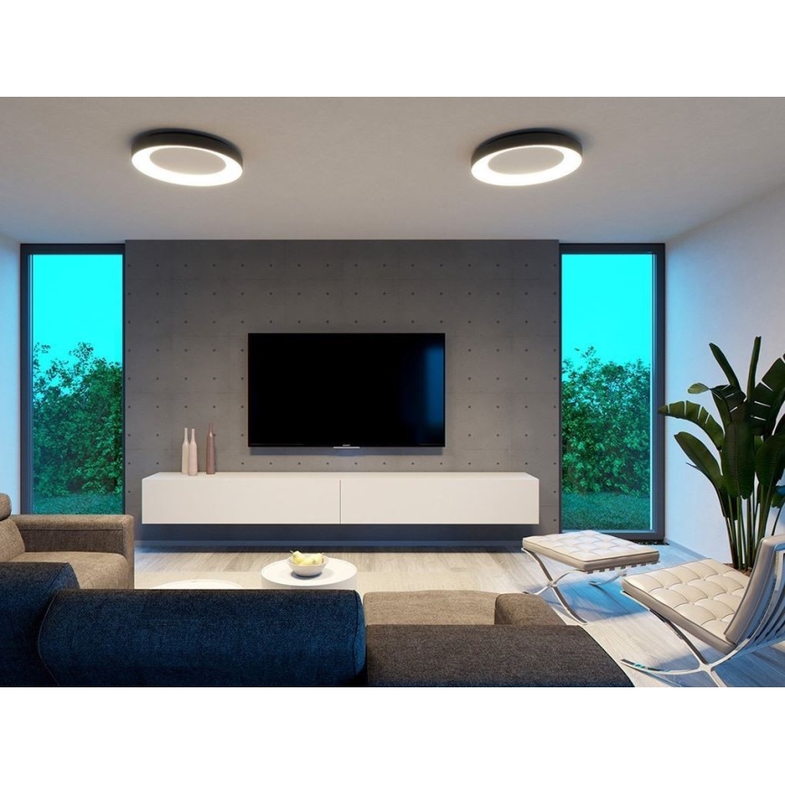 LED2 - LED Lubinis šviestuvas BELLA LED/40W/230V 3000/4000K juodas