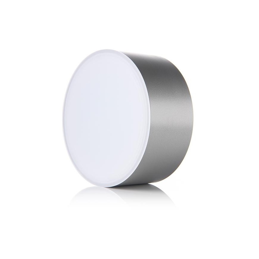 LED2 - LED Lubinis šviestuvas BUTTON LED/17W/230V sidabras