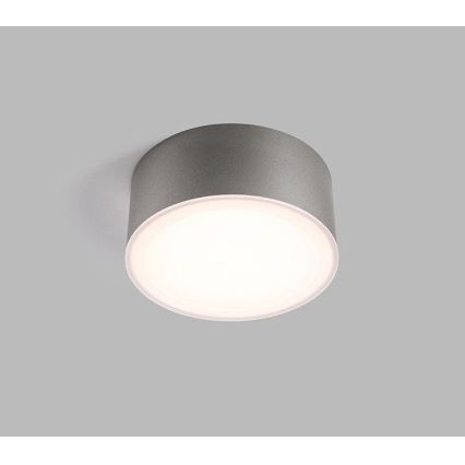 LED2 - LED Lubinis šviestuvas BUTTON LED/17W/230V sidabras