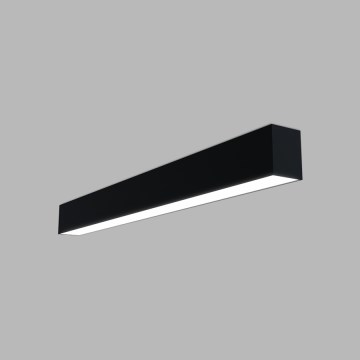 LED2 - LED lubinis šviestuvas LINO LED/24W/230V 3000/3500/4000K 90 cm juodas