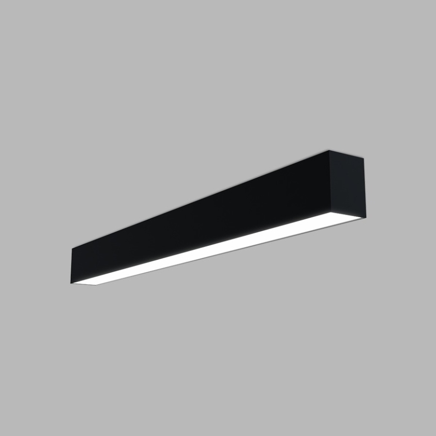 LED2 - LED lubinis šviestuvas LINO LED/24W/230V 3000/3500/4000K 90 cm juodas