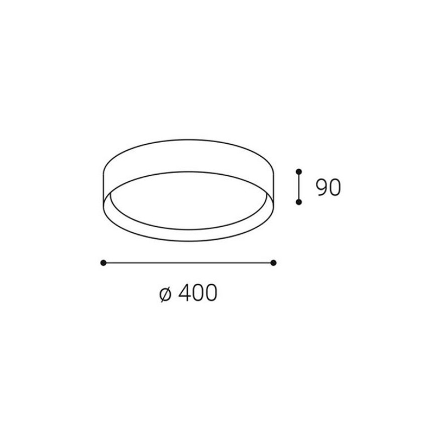 LED2 - LED Lubinis šviestuvas MILA LED/30W/230V 3000/4000K