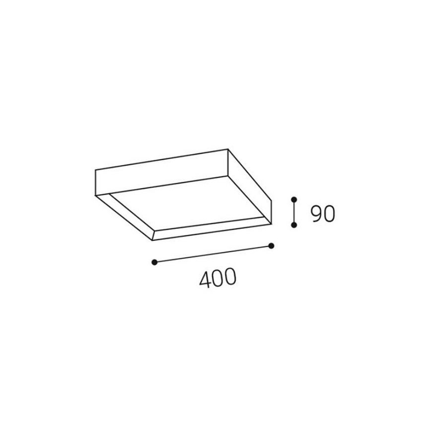 LED2 - LED Lubinis šviestuvas MILO LED/30W/230V white 3000/4000K