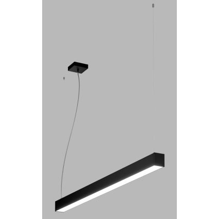 LED2 - LED Pakabinamas sietynas NOLI LED/40W/230V 3000K/3500K/4000K juodas