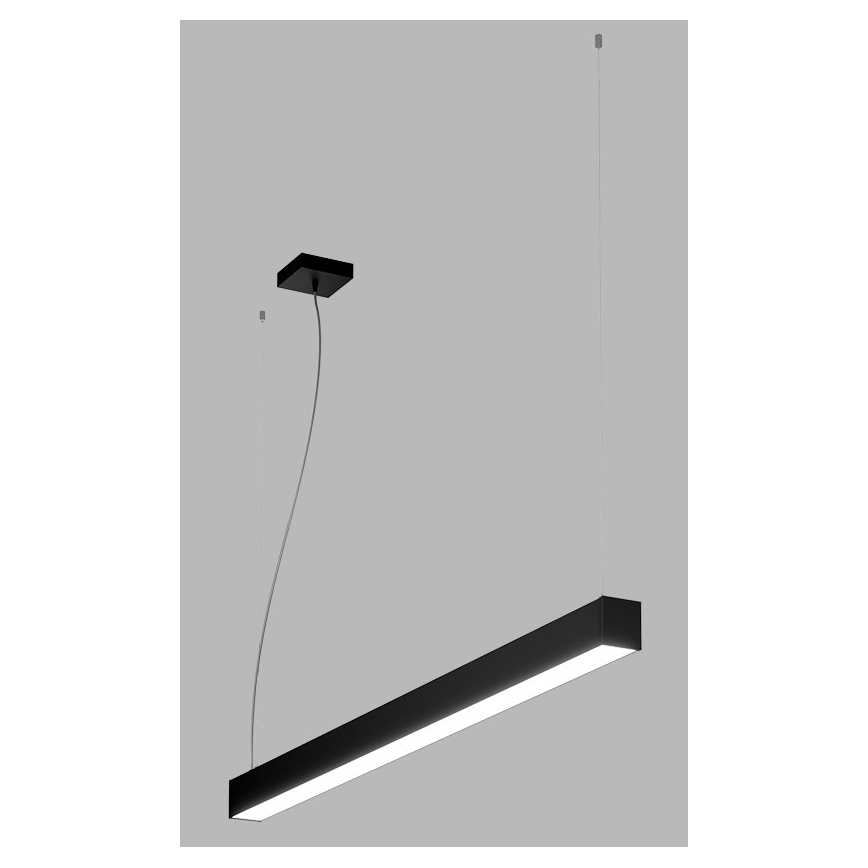 LED2 - LED Pakabinamas sietynas NOLI LED/40W/230V 3000K/3500K/4000K juodas