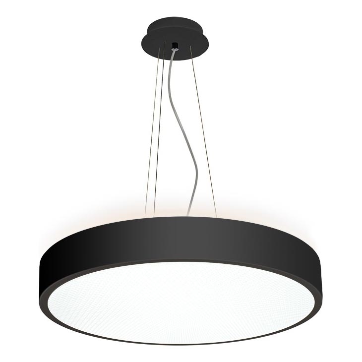 LED2 - LED Pakabinamas sietynas ROTO LED/48W/230V 2700K/3300K/4000K IP40 juoda diametras 40 cm
