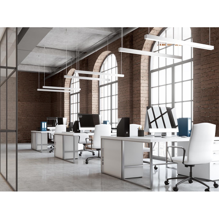 LED2 - LED pakabinamas šviestuvas ant laido LINO LED/24W/230V 3000K/3500K/4000K 90 cm juodas