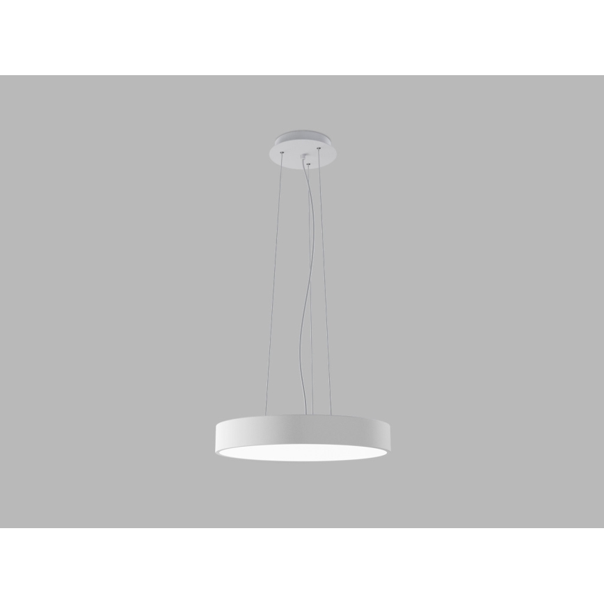 LED2 - LED pakabinamas šviestuvas ant laido MONO SLIM LED/30W/230V 3000K/4000K Ø 40 cm, baltas