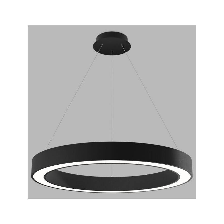LED2 - LED Reguliuojamas pakabinamas sietynas SATURN LED/60W/230V 3000K/4000K juodas