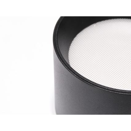 LED2 - LED taškinis šviestuvas ZETA ON LED/8W/230V 3000/3500/4000K skersmuo 9 cm juodas