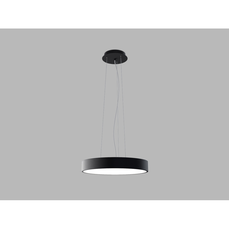 LED2 - LED pakabinamas šviestuvas ant laido MONO SLIM LED/30W/230V 2700/3000K/4000K skersmuo 40 cm juoda