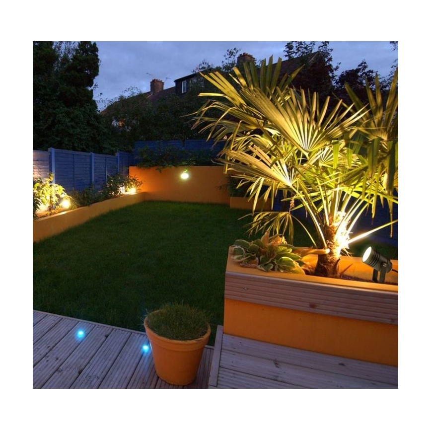 LED2 - Prožektorius NAVY 1xGU10/42W/230V antracitas IP54