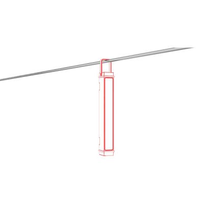 Ledlenser AF2R - reguliuojama įkraunama LED darbo lempa IP54 1000 lm 50 h 4810 mAh