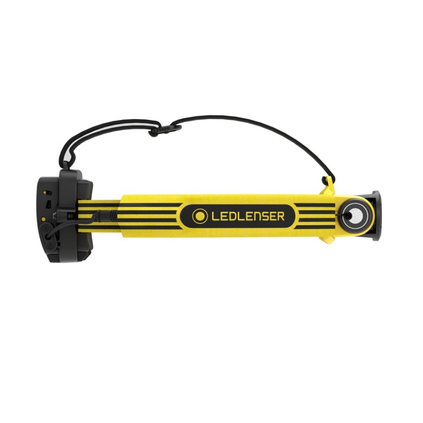 Ledlenser EXH6R - reguliuojamas įkraunamas LED galvos žibintas LED/1900 mAh IP68 250 lm 15 val. geltonas
