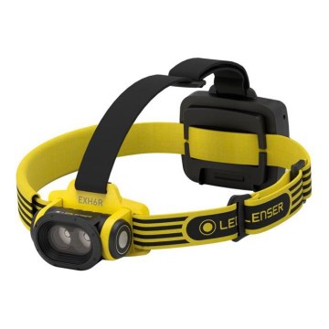 Ledlenser EXH6R - reguliuojamas įkraunamas LED galvos žibintas LED/1900 mAh IP68 250 lm 15 val. geltonas