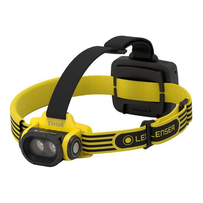 Ledlenser EXH6R - reguliuojamas įkraunamas LED galvos žibintas LED/1900 mAh IP68 250 lm 15 val. geltonas