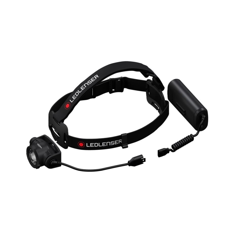 Ledlenser H15R CORE - reguliuojamas įkraunamas LED galvos žibintas / 4800 mAh IP67 2500 lm 80 h juodas