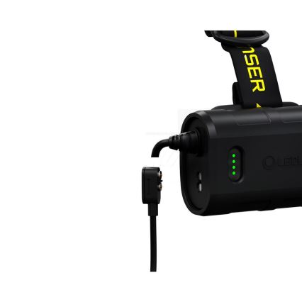 Ledlenser H15R WORK - reguliuojamas įkraunamas LED galvos žibintas LED/4800 mAh IP67 2500 lm 70 h juodas
