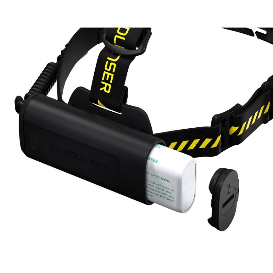 Ledlenser H15R WORK - reguliuojamas įkraunamas LED galvos žibintas LED/4800 mAh IP67 2500 lm 70 h juodas