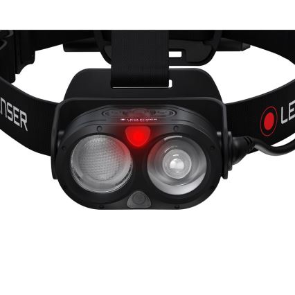 Ledlenser H19R CORE - reguliuojamo ryškumo įkraunamas LED galvos žibintas, 4800 mAh, IP67, 3500 lm, 20 val., juodas