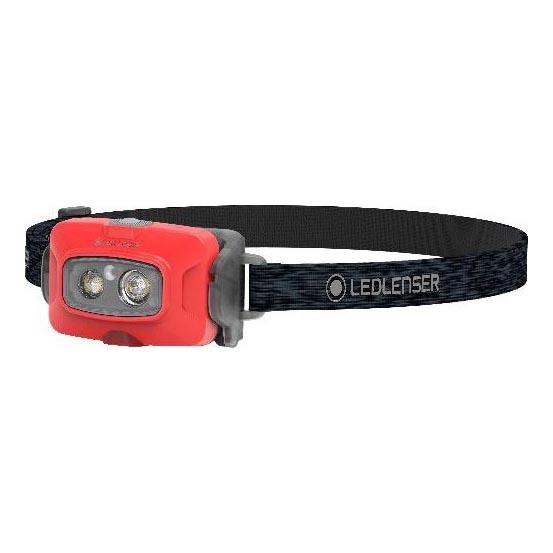 Ledlenser HF4R Core - LED įkraunamas galvos žibintas su reguliuojamu ryškumu LED/1000 mAh IP68 500 lm 35 val. raudonas