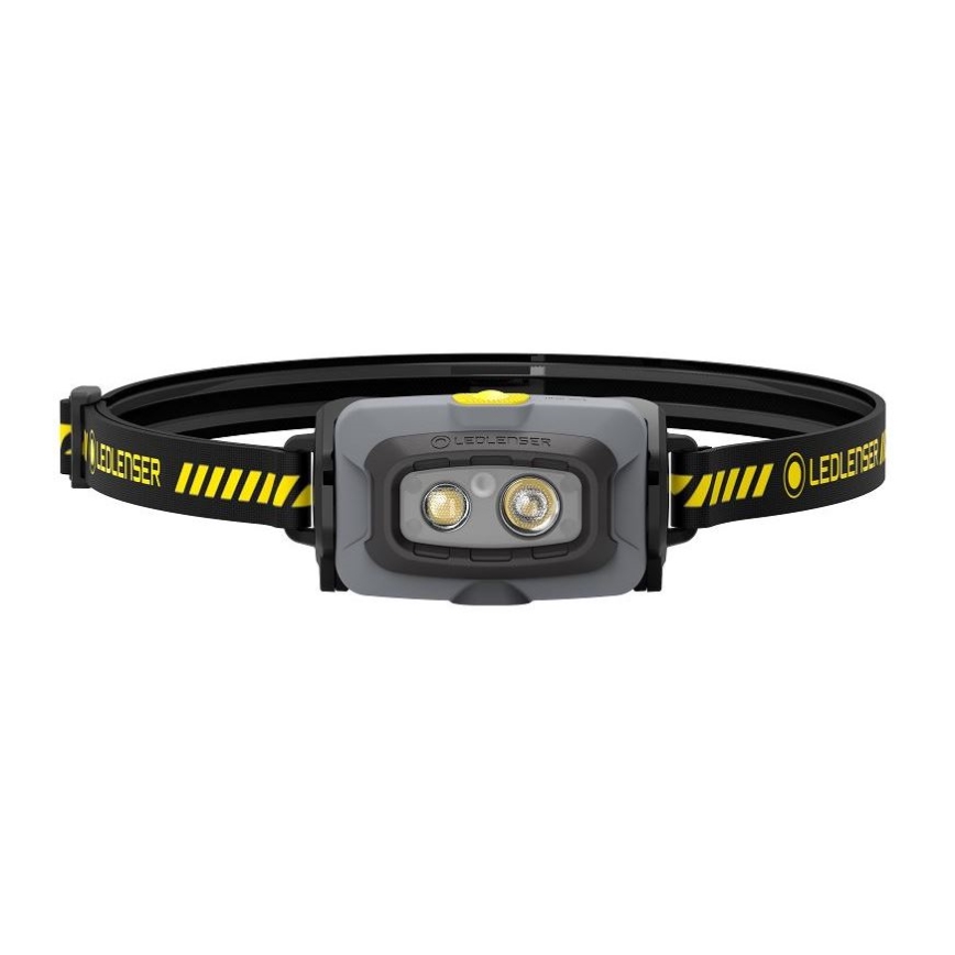 Ledlenser HF4R Work - reguliuojamo ryškumo įkraunamas LED galvos žibintas LED/1000 mAh IP68 500 lm 35 h juodas