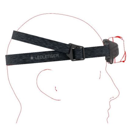 Ledlenser HF6R Core - dimeriuojama įkraunama LED galvos lempa LED/2000 mAh IP68 800 lm 60 h mėlyna