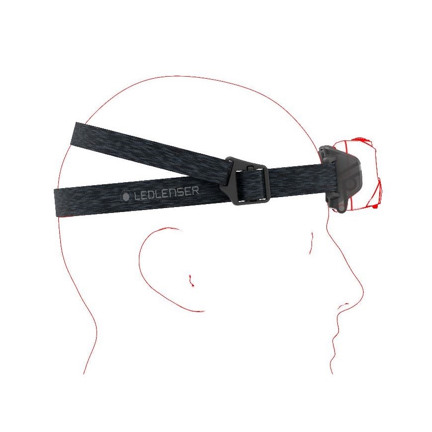 Ledlenser HF6R Core - dimeriuojama įkraunama LED galvos lempa LED/2000 mAh IP68 800 lm 60 h mėlyna