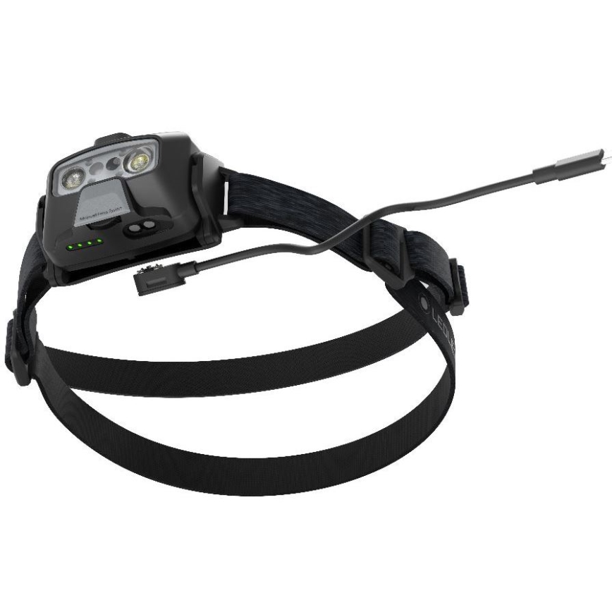 Ledlenser HF6R Core - reguliuojamo ryškumo įkraunamas LED galvos žibintas LED/2000 mAh IP68 800 lm 60 h juodas