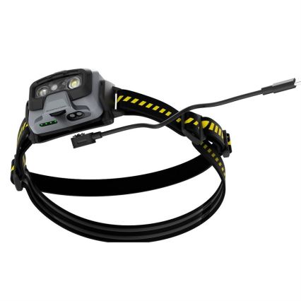 Ledlenser HF6R Work - reguliuojamo ryškumo įkraunamas LED galvos žibintas LED/2000 mAh IP68 800 lm 60 h juoda