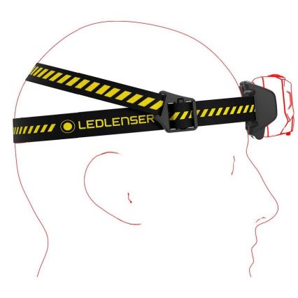 Ledlenser HF6R Work - reguliuojamo ryškumo įkraunamas LED galvos žibintas LED/2000 mAh IP68 800 lm 60 h juoda