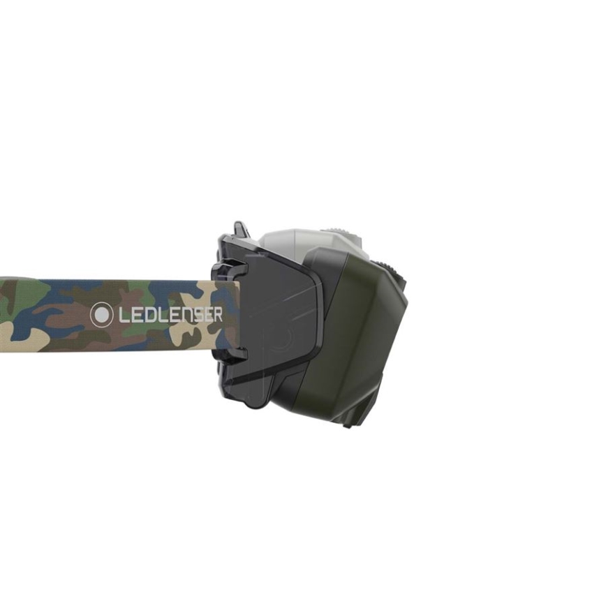 Ledlenser HF8R Core RGB - reguliuojamas, įkraunamas LED galvos žibintas LED/3700 mAh IP68 1600 lm 90h žalias