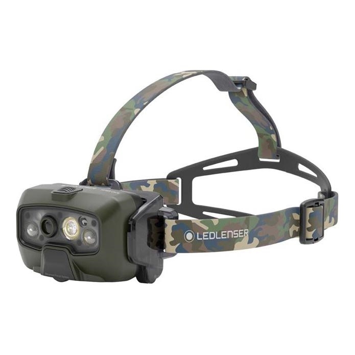Ledlenser HF8R Core RGB - reguliuojamas, įkraunamas LED galvos žibintas LED/3700 mAh IP68 1600 lm 90h žalias