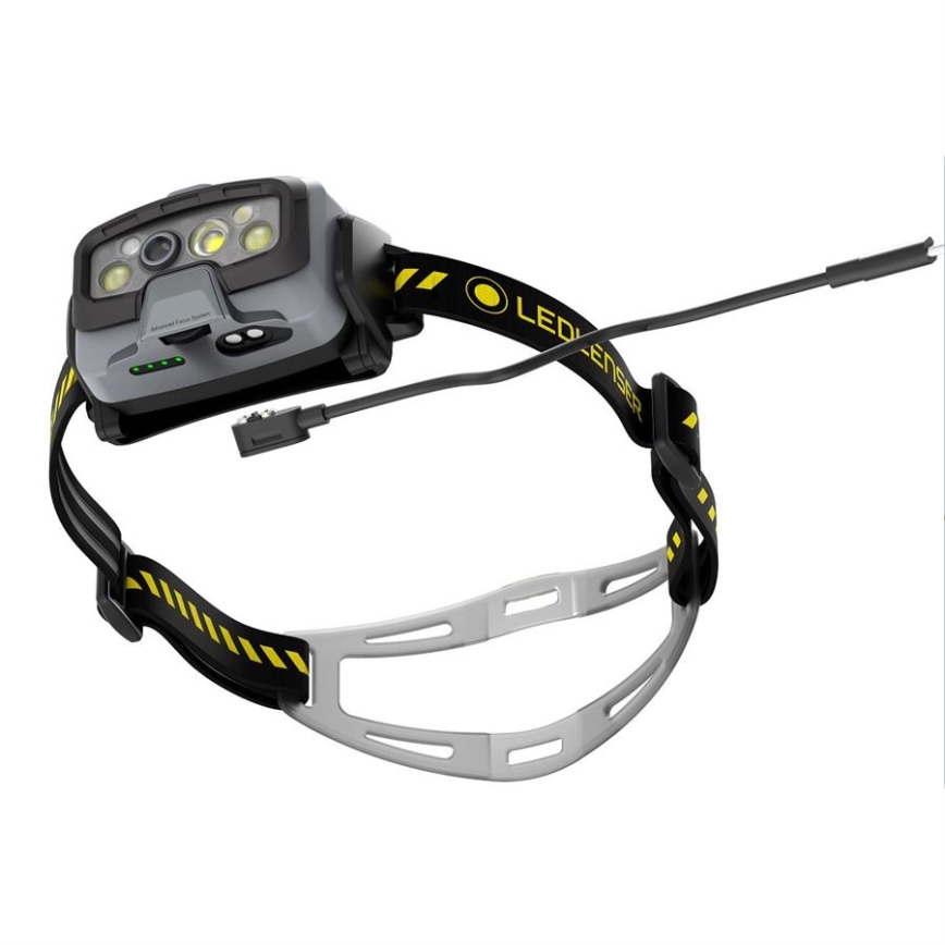 Ledlenser HF8R Work - reguliuojamas įkraunamas LED galvos žibintas LED/3700 mAh IP68 1600 lm 90 h juodas
