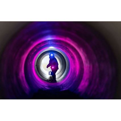 Ledlenser KIDBEAM4 RAINBOW - LED Vaikiškas žibintuvėlis su reguliuojamu ryškumu LED/2xAAA IP44 violetinė
