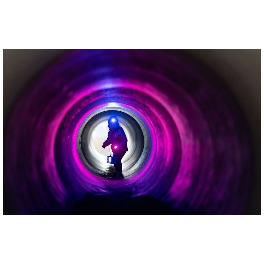 Ledlenser KIDBEAM4 RAINBOW - LED Vaikiškas žibintuvėlis su reguliuojamu ryškumu LED/2xAAA IP44 violetinė